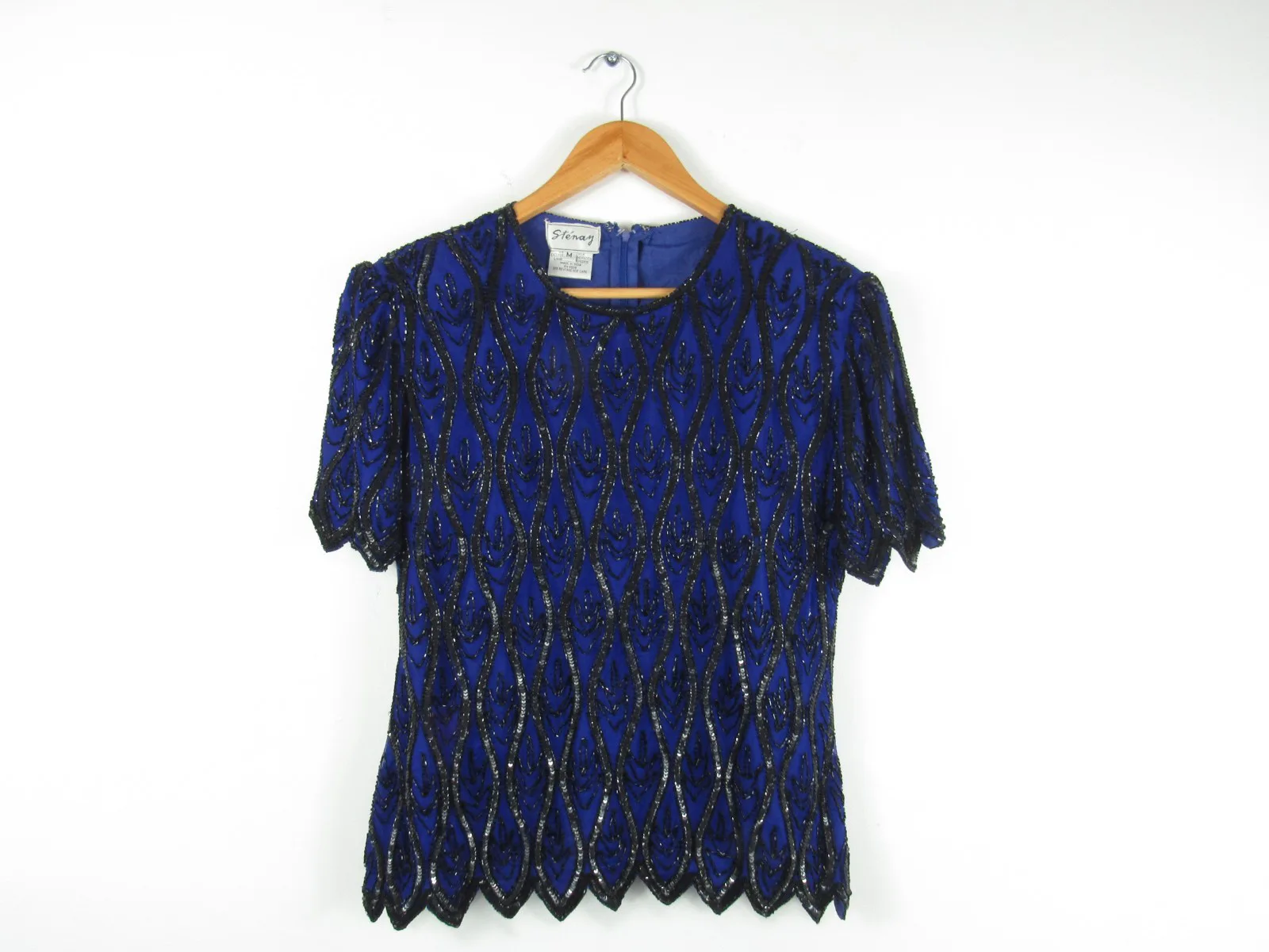 Stenay Blue Silk Top, seller photo 1 | After the Toast, Relover