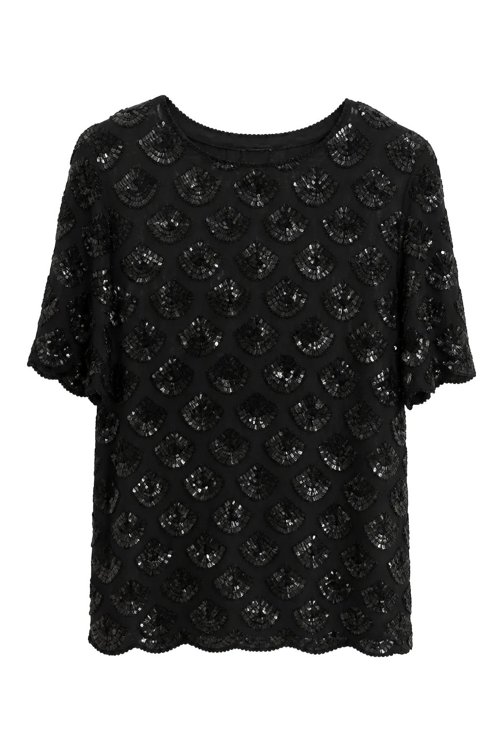 Vintage Black Silk Blouse (M) | After the Toast, Relover