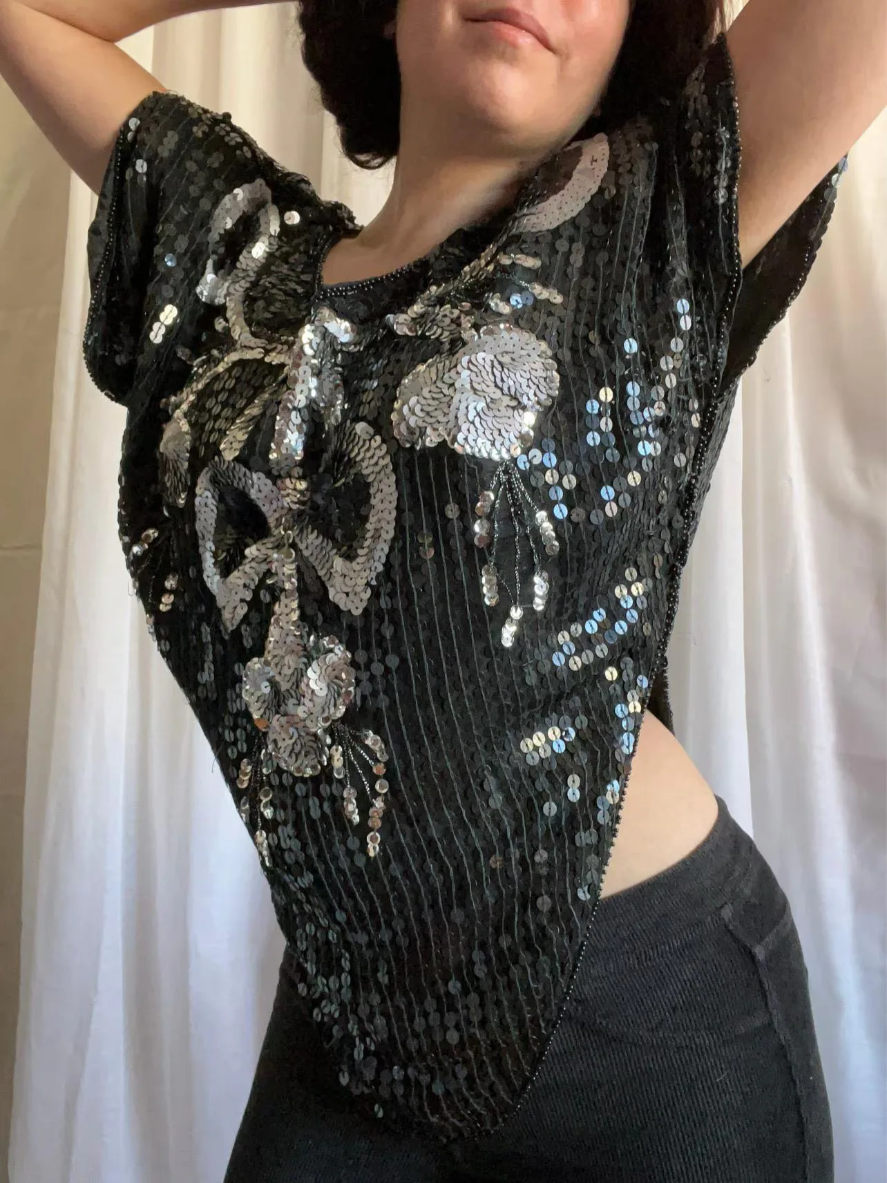Vintage Black Blouse (S), seller photo 1 | After the Toast, Relover