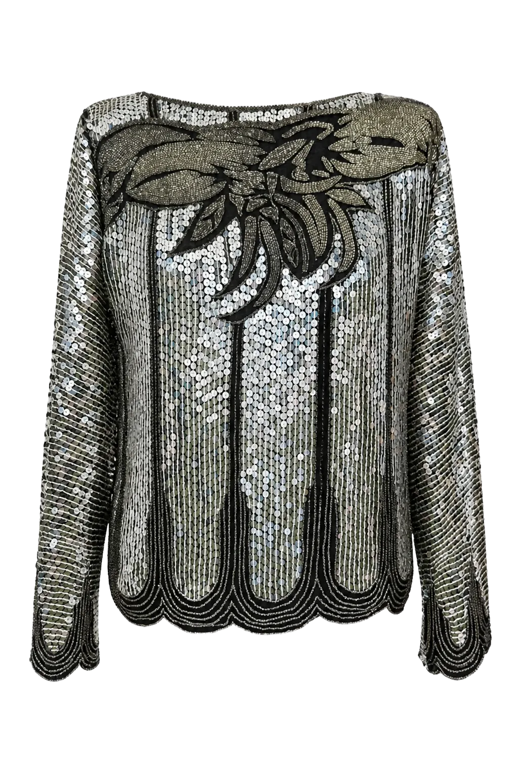 Vintage Black Silk Blouse | After the Toast, Relover