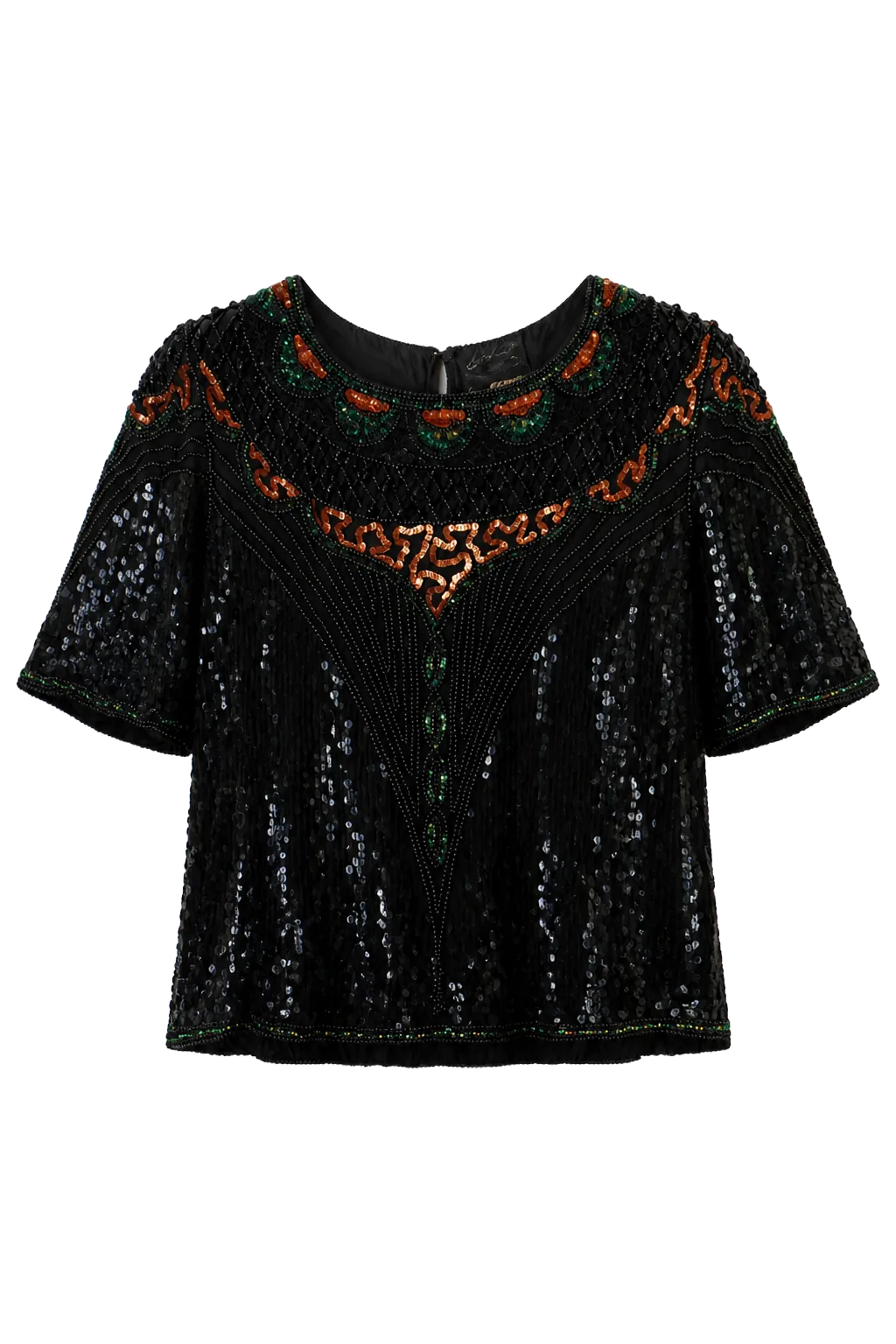 Vintage Black Silk High-Waist Blouse | After the Toast, Relover