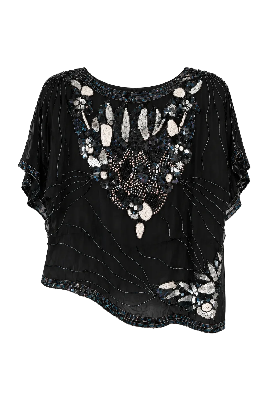 Vintage Black Silk Blouse (2) | After the Toast, Relover