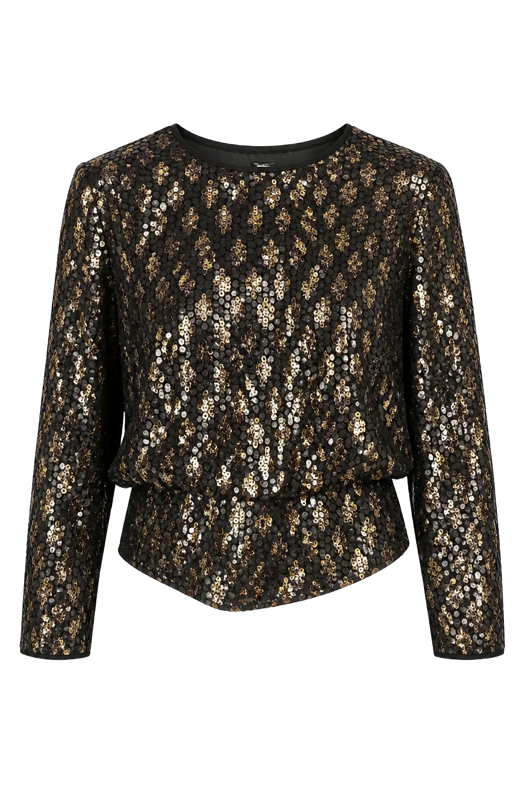 Vintage Black Polyester Blouse | After the Toast, Relover