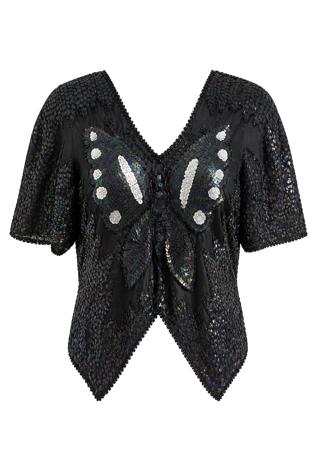 Vintage Black Silk Blouse (XS/S) | After the Toast, Relover