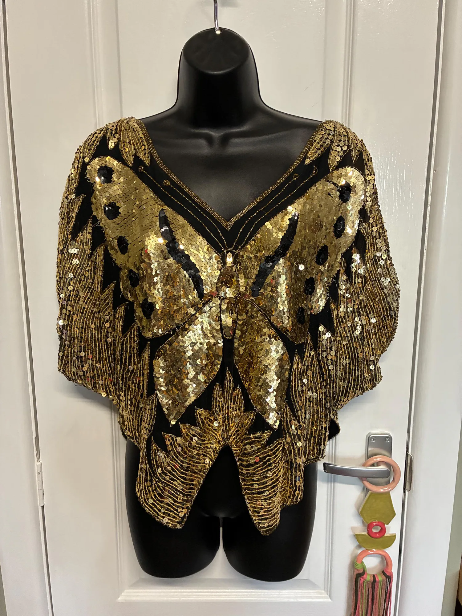 Vintage Black Silk Top, seller photo 1 | After the Toast, Relover