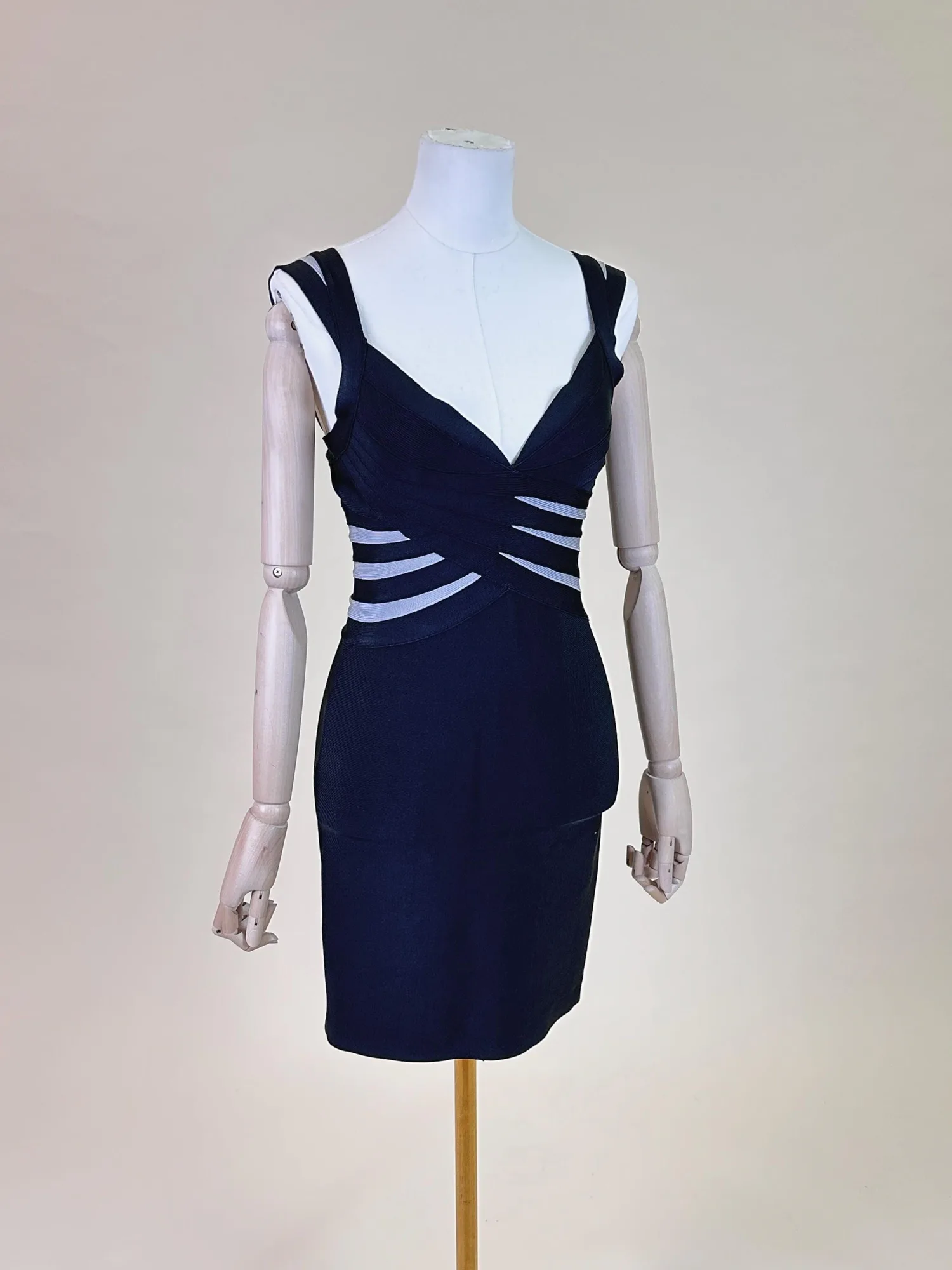 Vintage Rayon Bandage Mini Dress, seller photo 1 | The Body Line, Relover