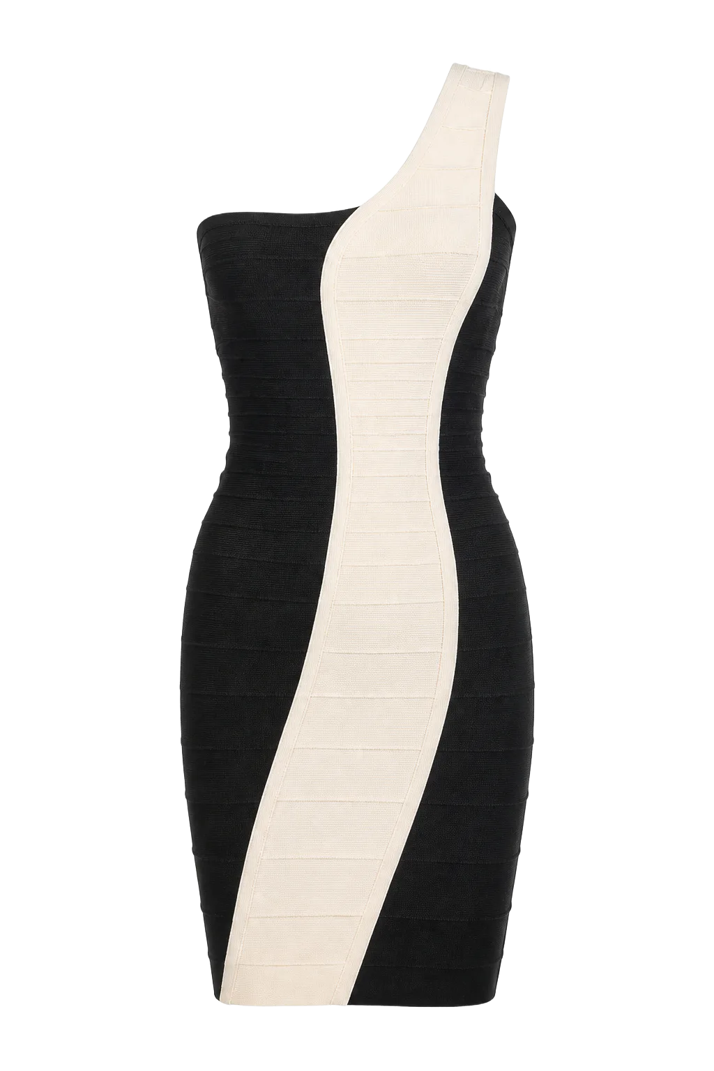 Herve Leger Black Elastane Bandage Dress (XS) | The Body Line, Relover