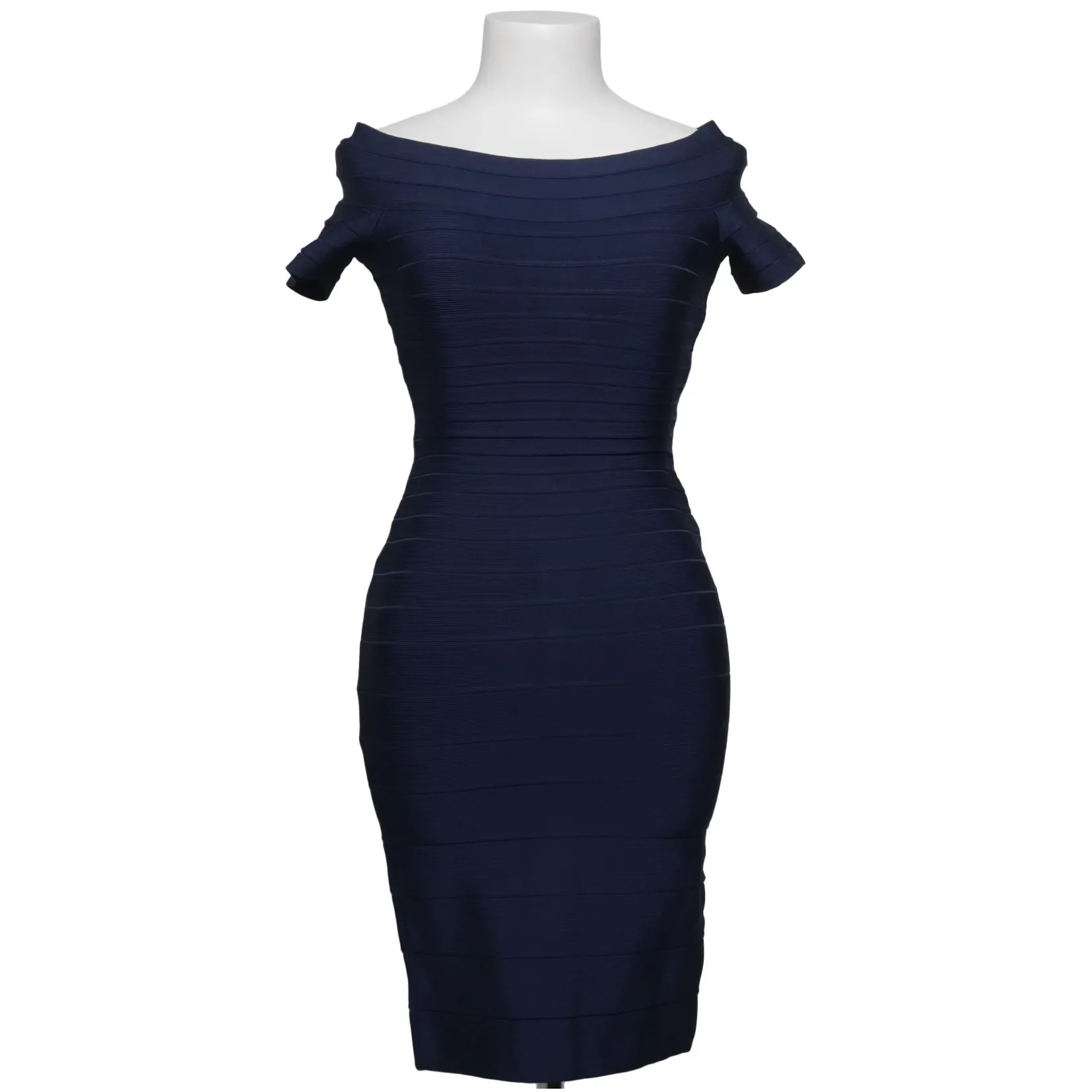 Herve Leger Blue Elastane Bandage Midi Dress, seller photo 1 | The Body Line, Relover