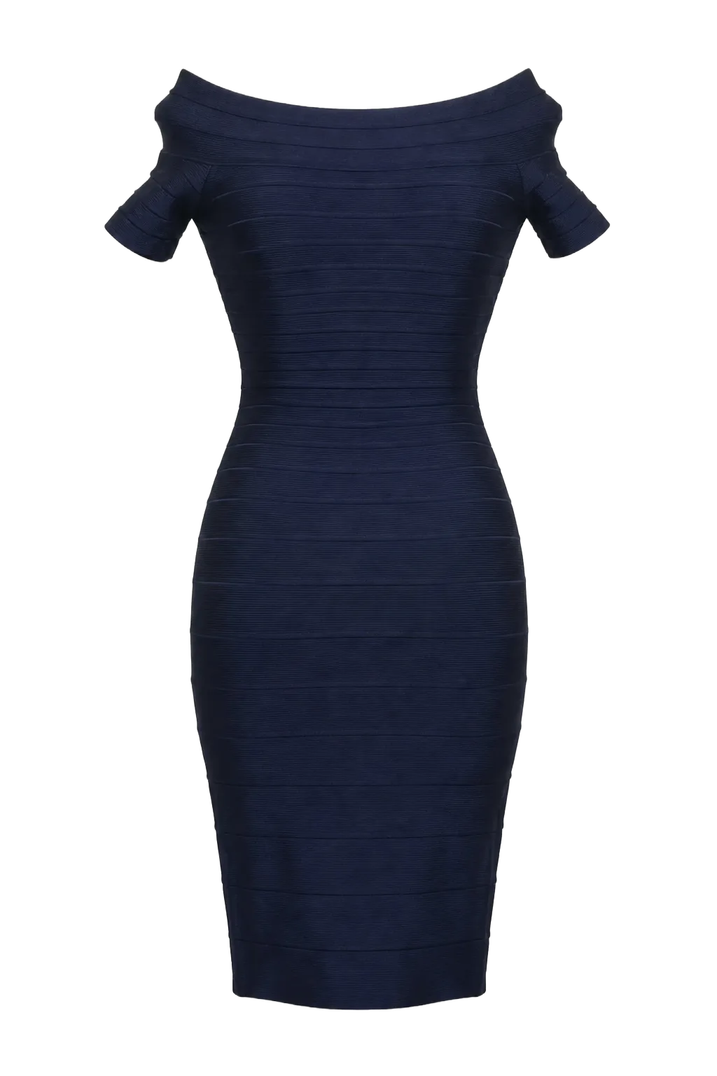 Herve Leger Blue Elastane Bandage Midi Dress | The Body Line, Relover