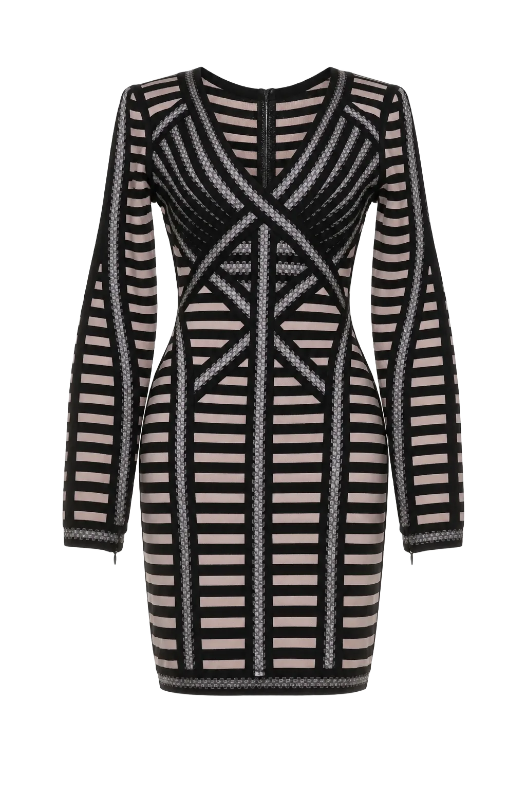 Hervé Léger by Max Azria Black Elastane Bandage Mini Dress | The Body Line, Relover