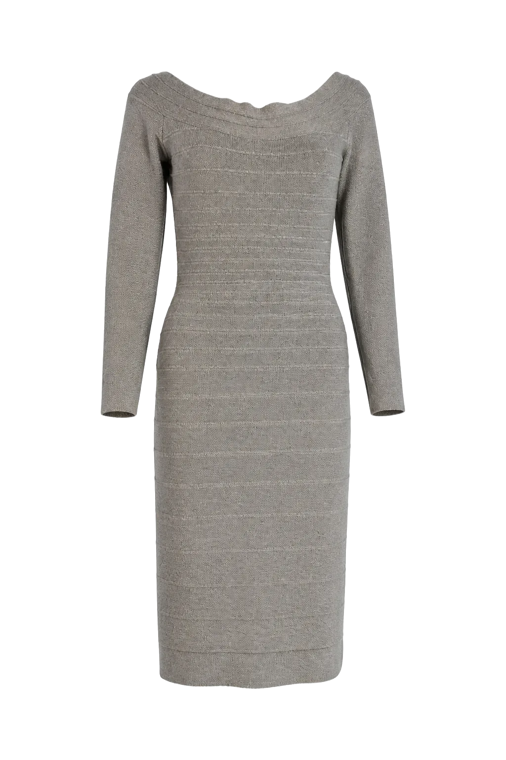 Herve Leger Grey Rayon Bandage Dress | The Body Line, Relover