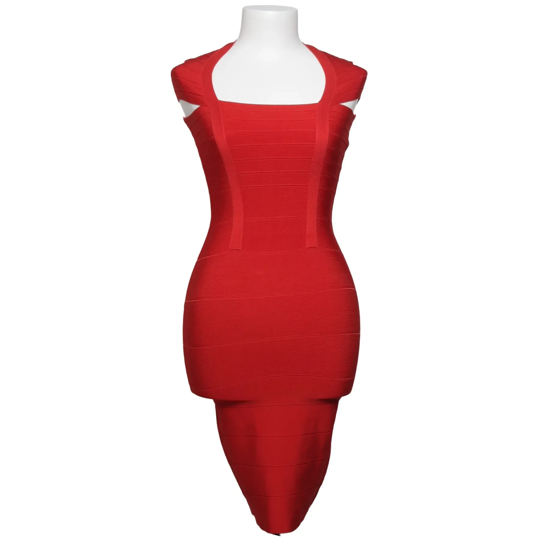Herve Leger Red Elastane Bandage Mini Dress, seller photo 1 | The Body Line, Relover