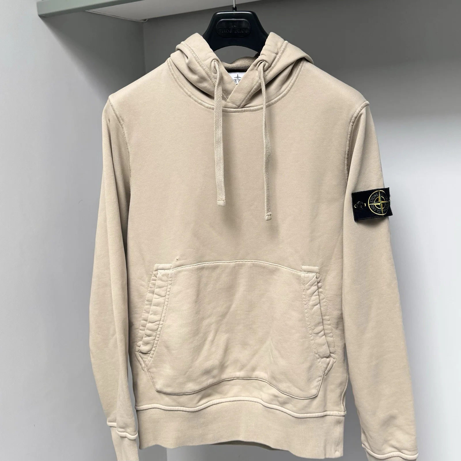 Stone Island Beige Cotton Top, seller photo 1 | The Borrowed Hood, Relover