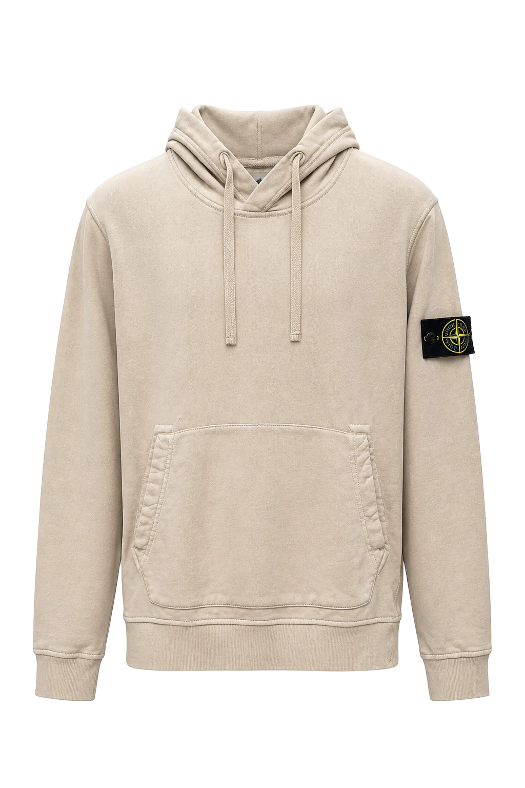 Stone Island Beige Cotton Top | The Borrowed Hood, Relover