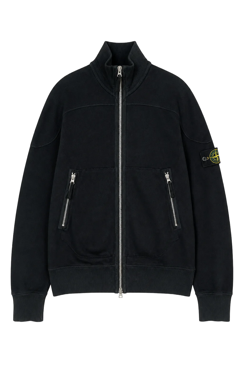 Stone Island Black Cotton Top (XL) | The Borrowed Hood, Relover