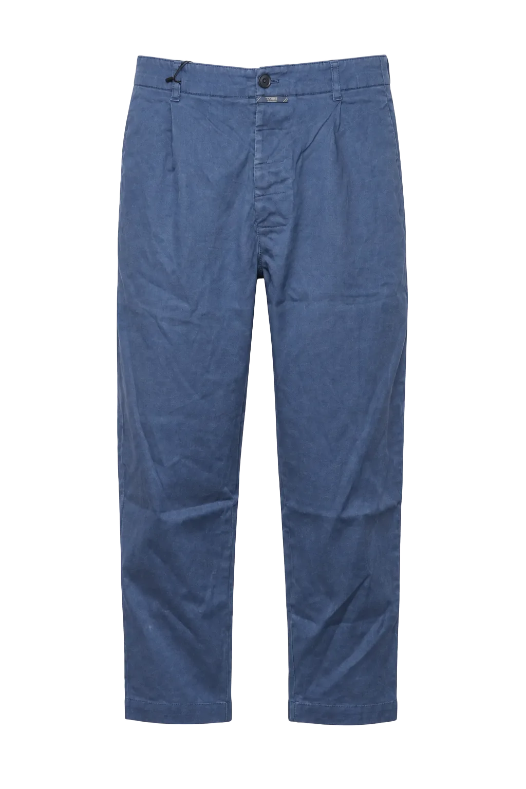 Closed Blue Linen Cotton Chinos | The Capri Pant, Relover