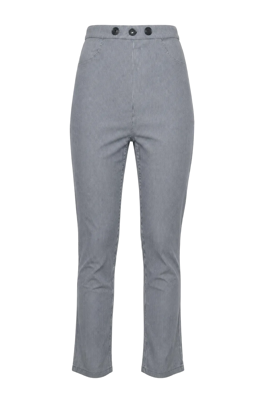 Collectif Vintage Blue White Striped Cotton Pants | The Capri Pant, Relover