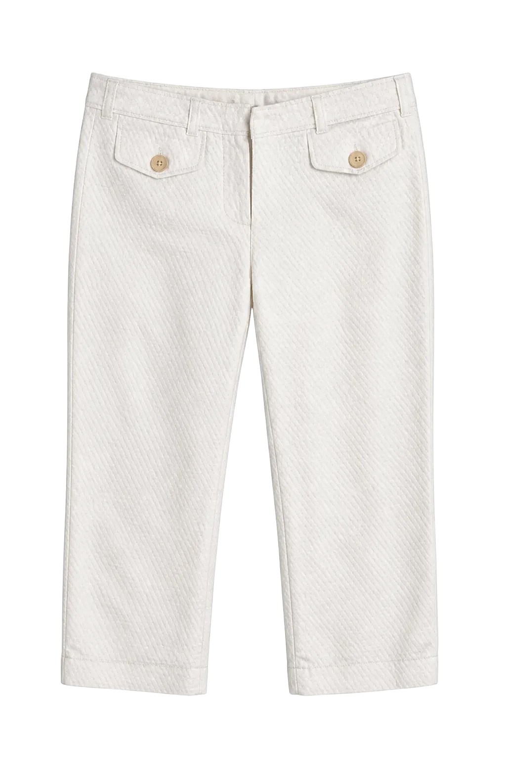 D&G White Cotton Linen Capri Trousers | The Capri Pant, Relover