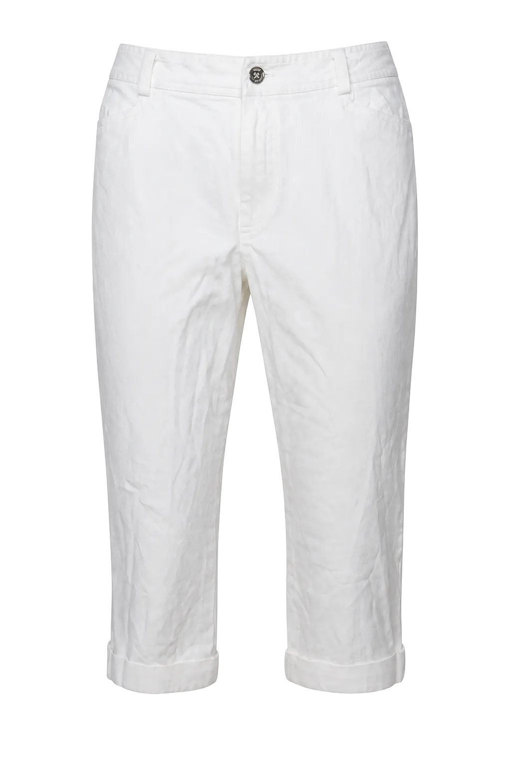 Lauren Ralph Lauren White Cotton Three-Quarter Pants | The Capri Pant, Relover