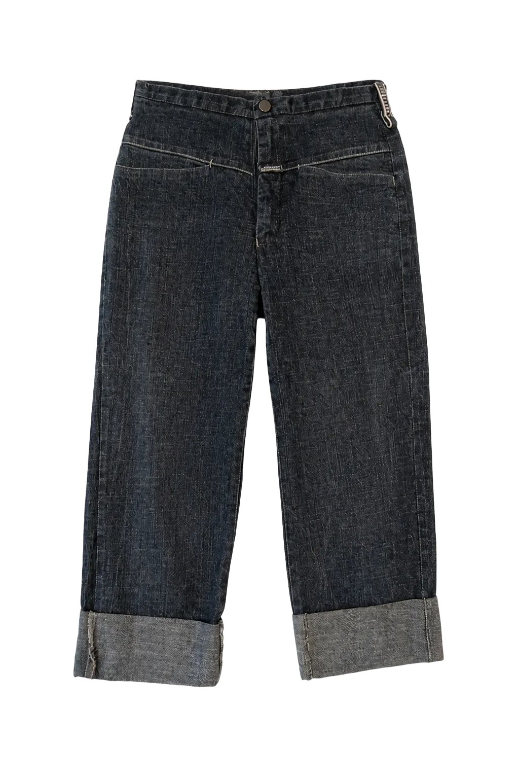 Marithé + François Girbaud Dark Blue High-Waist Capri Jeans | The Capri Pant, Relover