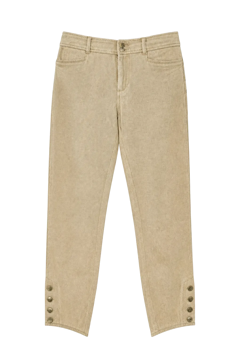 Ralph Lauren Light Beige Cotton Twill Cropped Trousers | The Capri Pant, Relover