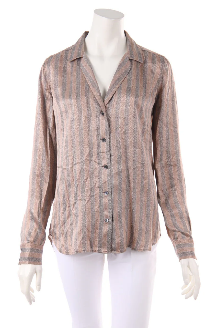 Equipment Brown Silk Blouse, seller photo 1 | The Dressy Silk Blouse, Relover