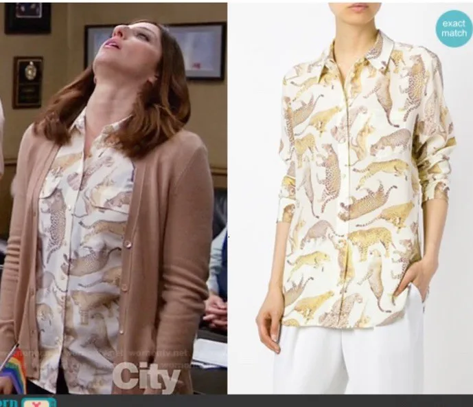 Equipment Multicoloured Silk Blouse, seller photo 1 | The Dressy Silk Blouse, Relover