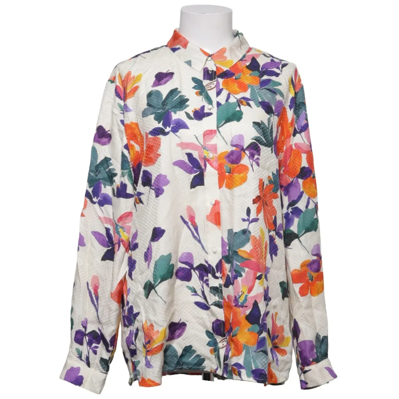 Sézane Flower Print Silk Blouse, seller photo 1 | The Dressy Silk Blouse, Relover