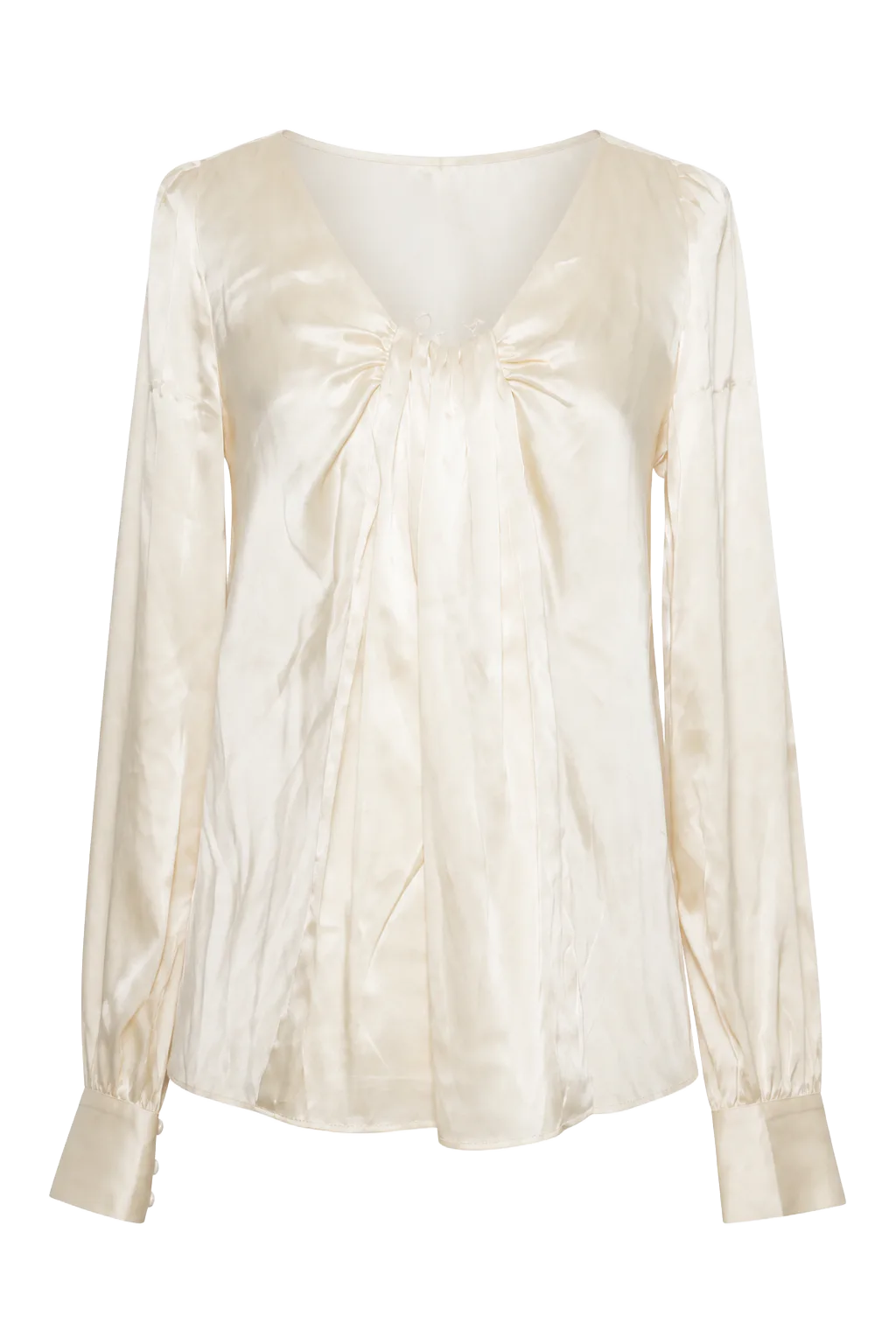 L.K. Bennett Beige Silk Top | The Dressy Silk Blouse, Relover