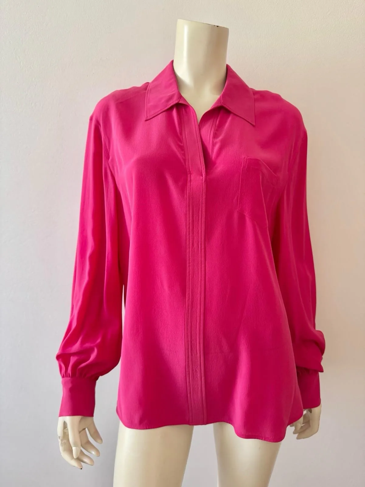 Max Mara Pink Silk Blouse, seller photo 1 | The Dressy Silk Blouse, Relover