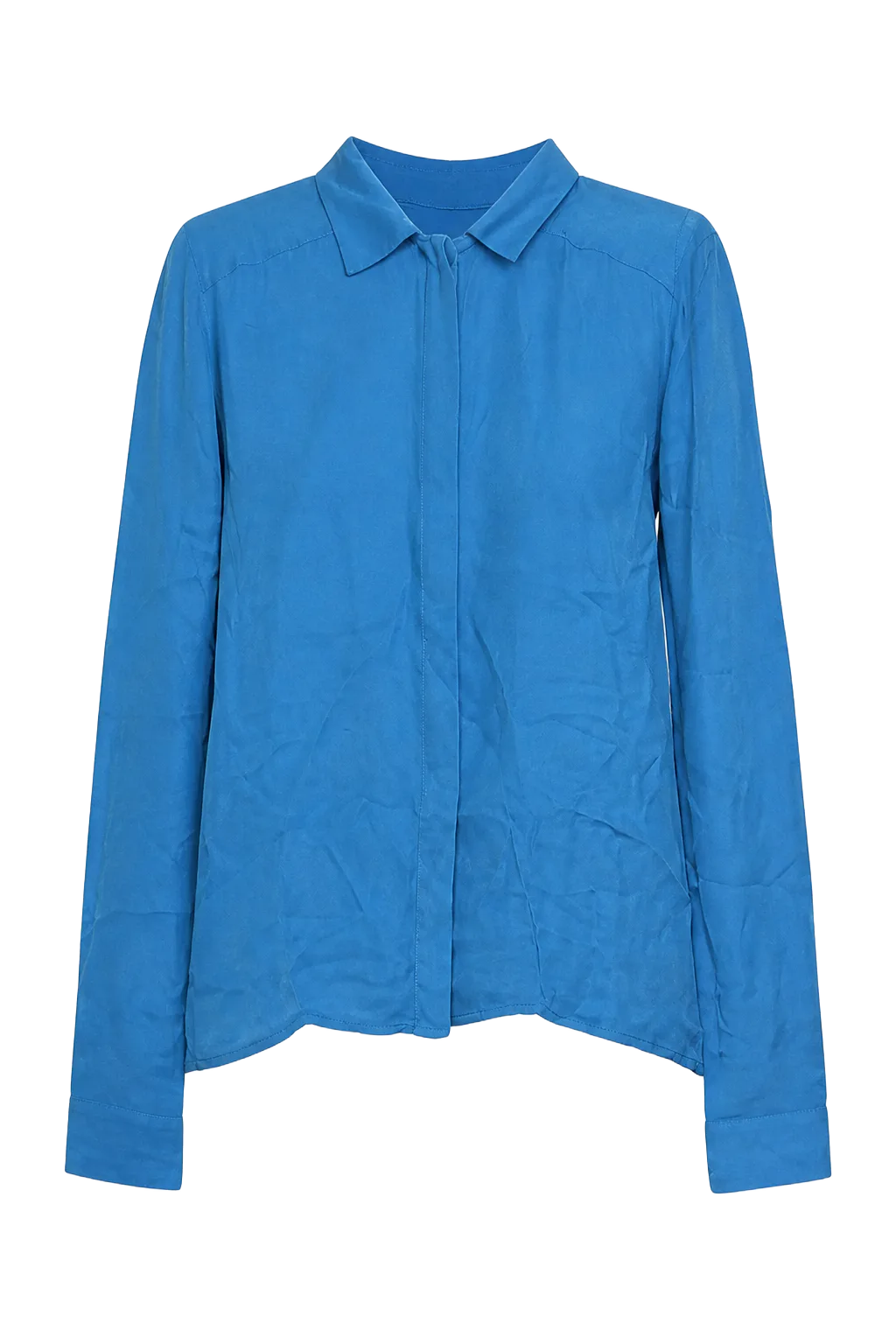 Theory Blue Silk Top | The Dressy Silk Blouse, Relover