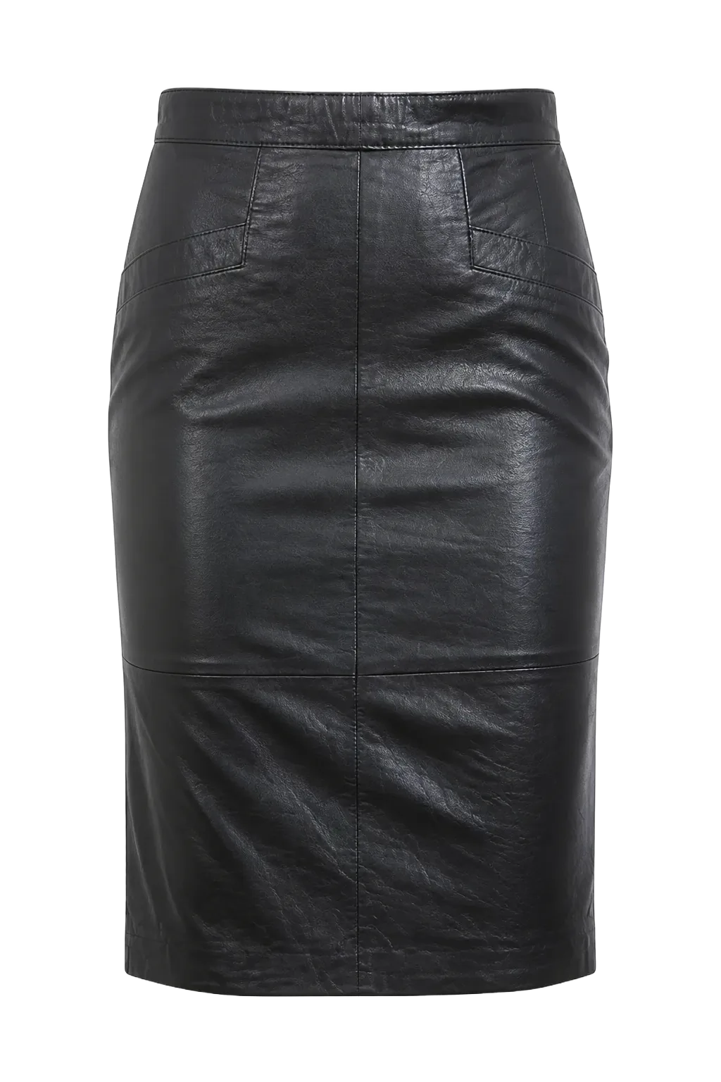 Midi Pencil Skirt S (label 8) Black | The Leather Pencil, Relover
