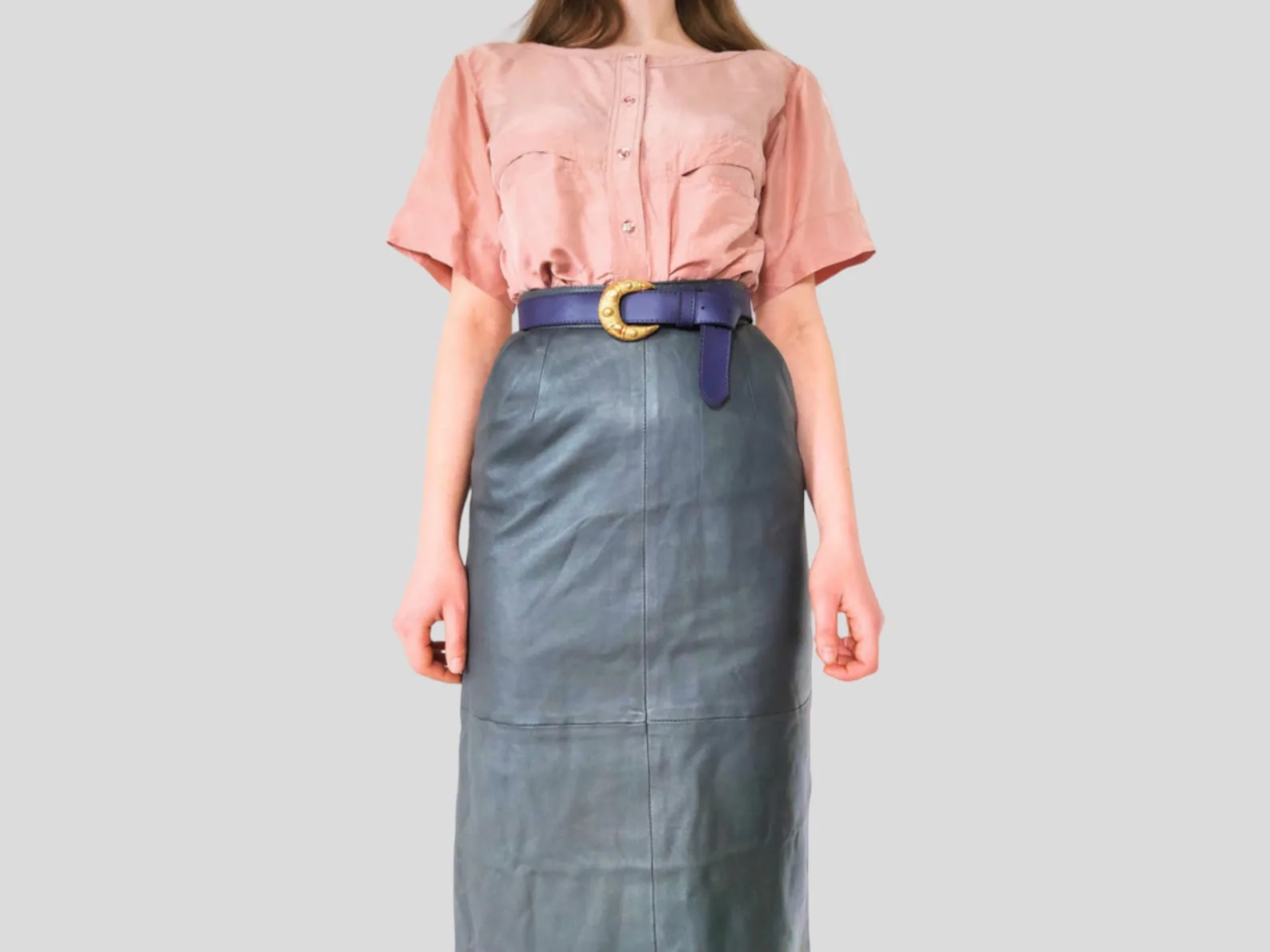Midi Pencil Skirt UK6 / XS Leather, seller photo 1 | The Leather Pencil, Relover