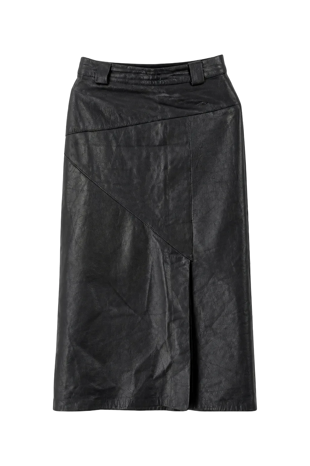 Second Hand Pencil Skirt 42 FR Black | The Leather Pencil, Relover
