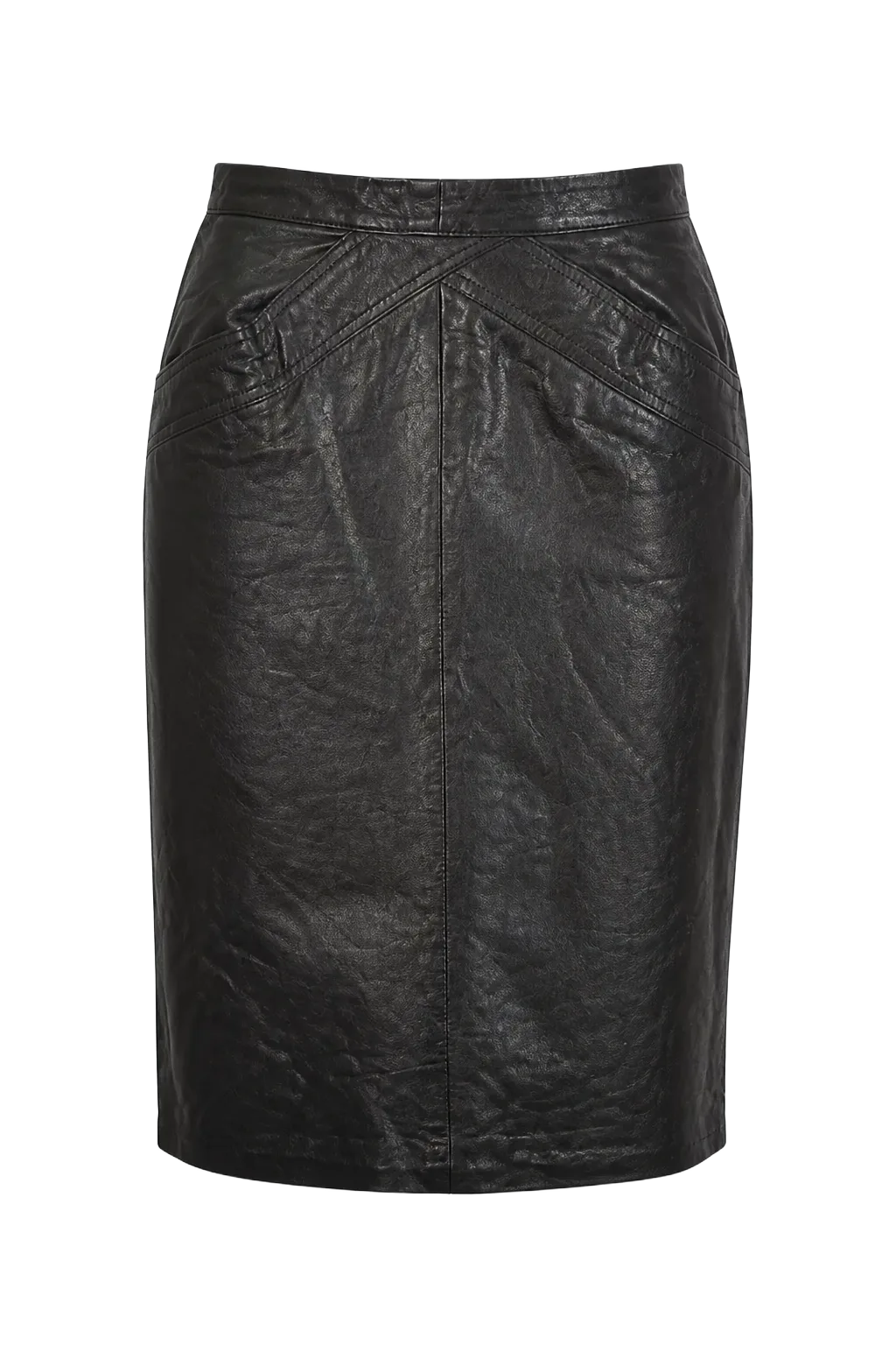 Second Hand Skirt L (label 14) Black | The Leather Pencil, Relover