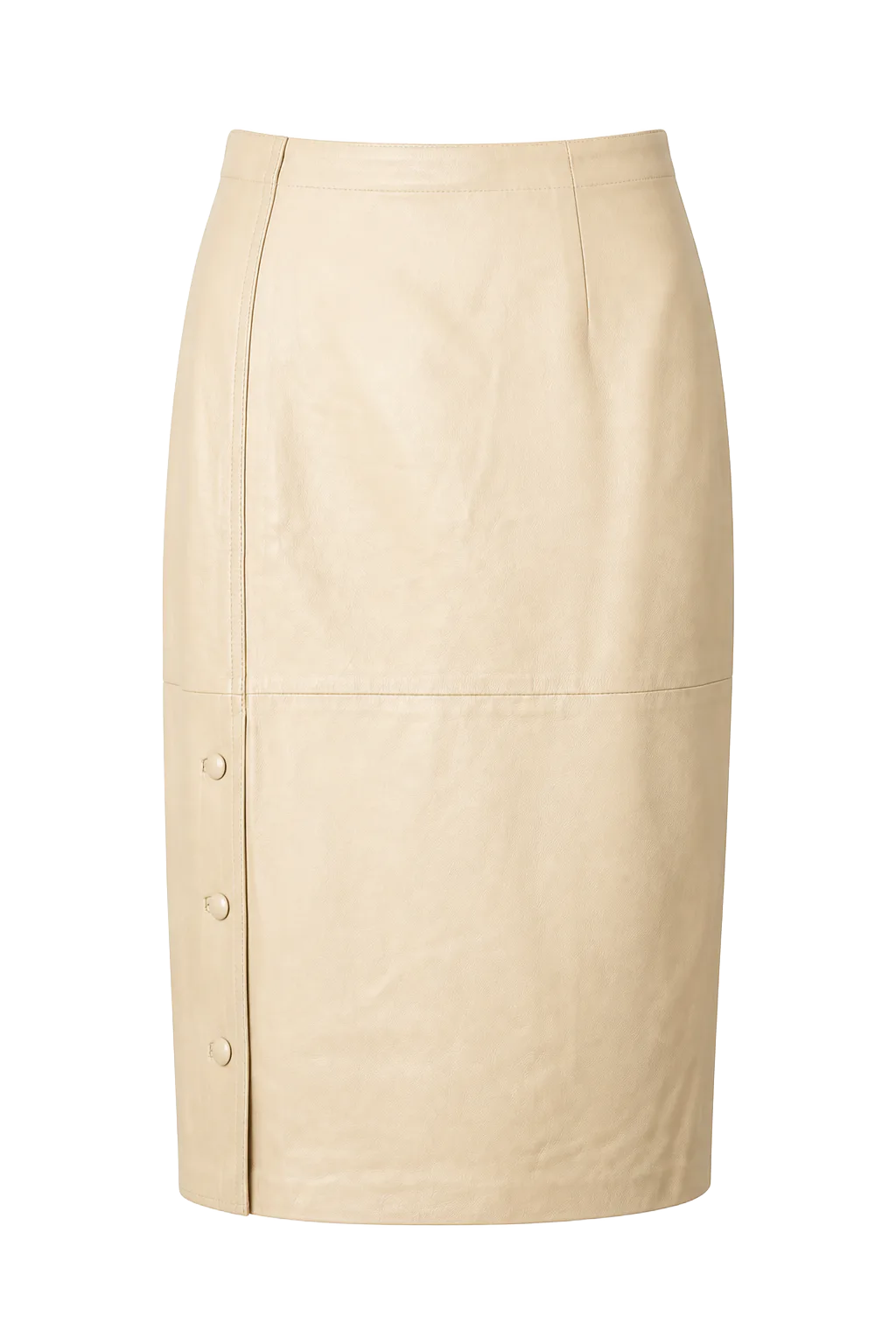 Vintage Midi Skirt XS/S Beige | The Leather Pencil, Relover
