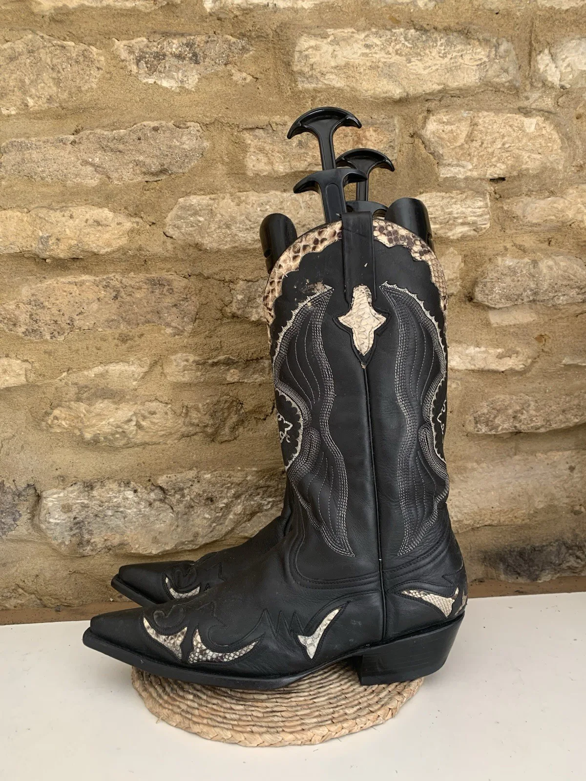 Go West Black Leather Footwear, seller photo 1 | The Long Way West, Relover
