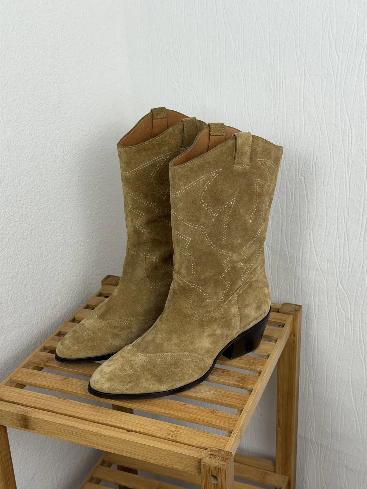 Sezane Brown Leder Footwear, seller photo 1 | The Long Way West, Relover