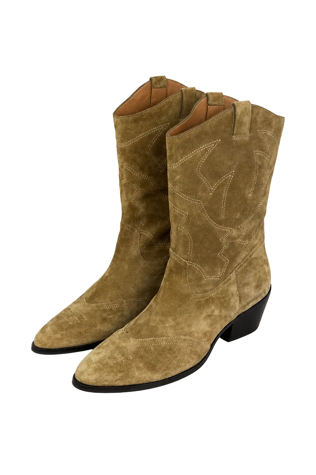 Sezane Brown Leder Footwear | The Long Way West, Relover