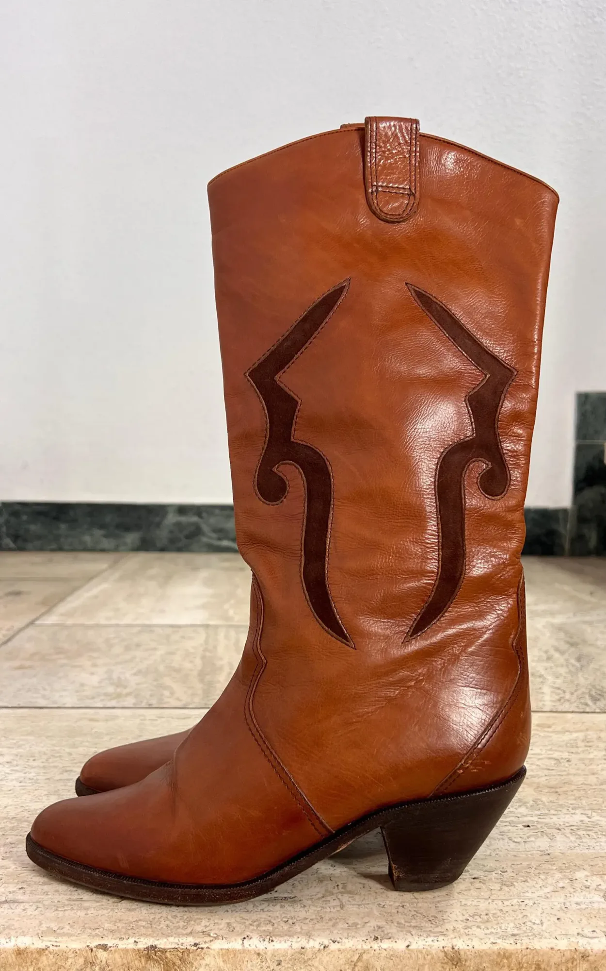 Vintage Worn-in Leather Footwear, seller photo 1 | The Long Way West, Relover