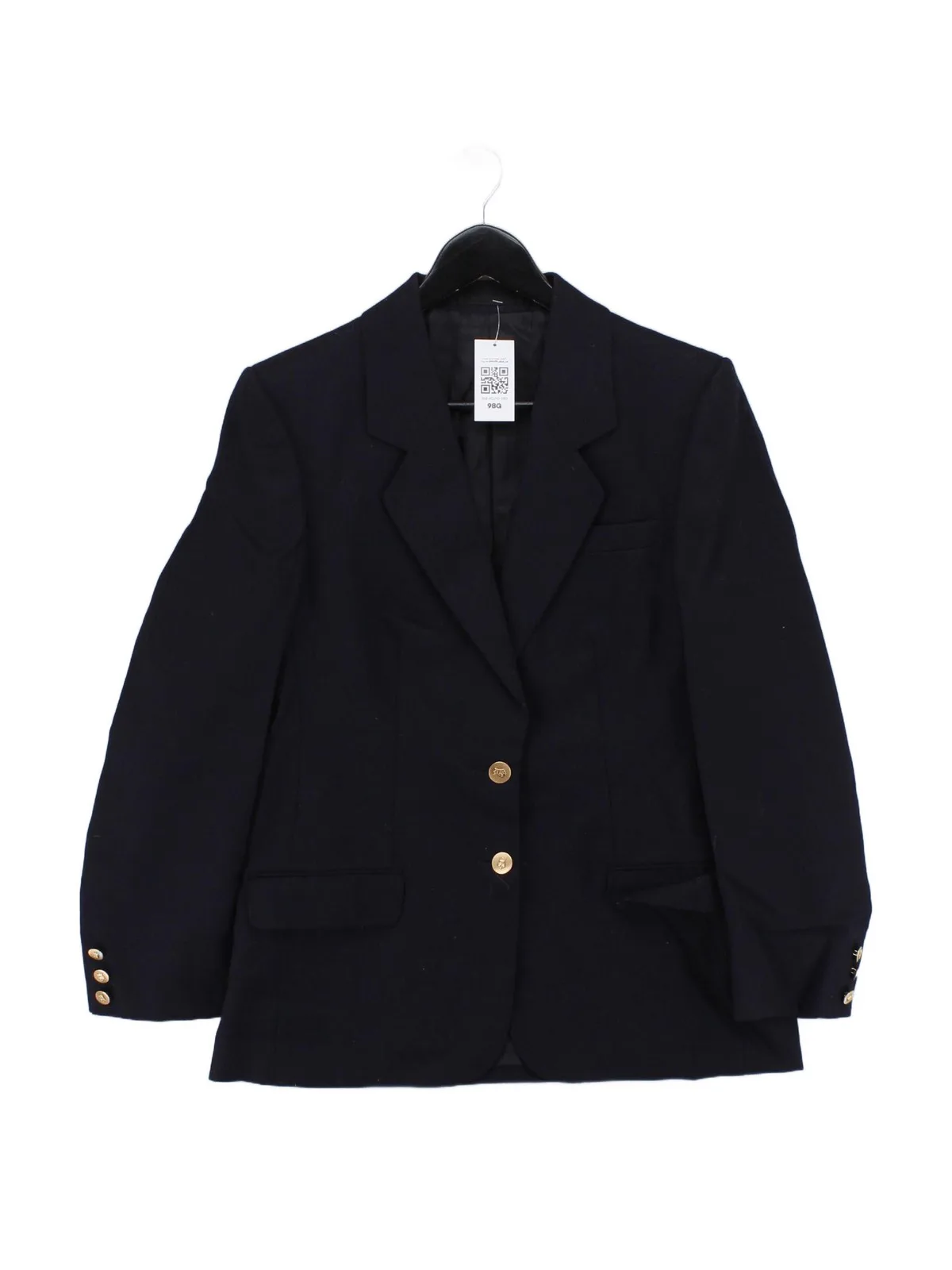 Aquascutum Blue Wool Blazer, seller photo 1 | The Quiet Shoulder, Relover