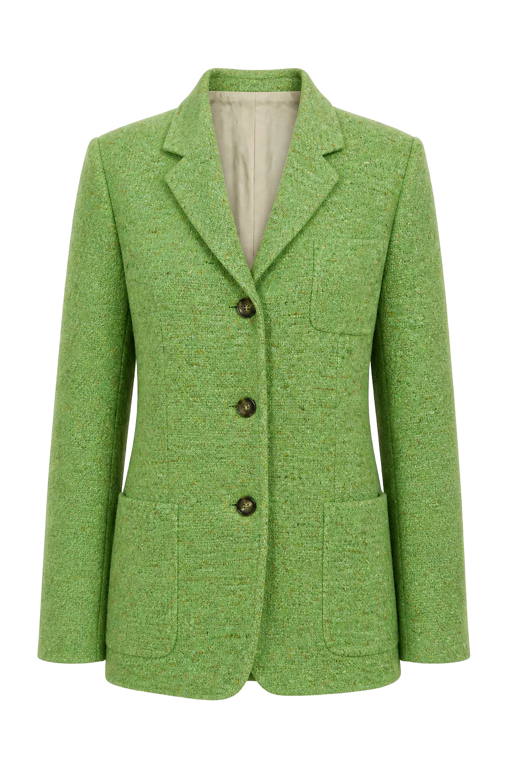 Jil Sander Green Cashmere Blend Blazer | The Quiet Shoulder, Relover