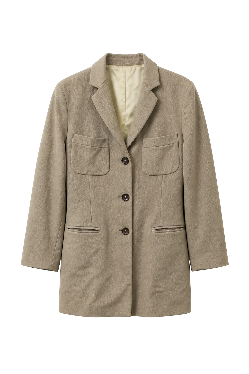 Jil Sander Grey Wool Blazer | The Quiet Shoulder, Relover