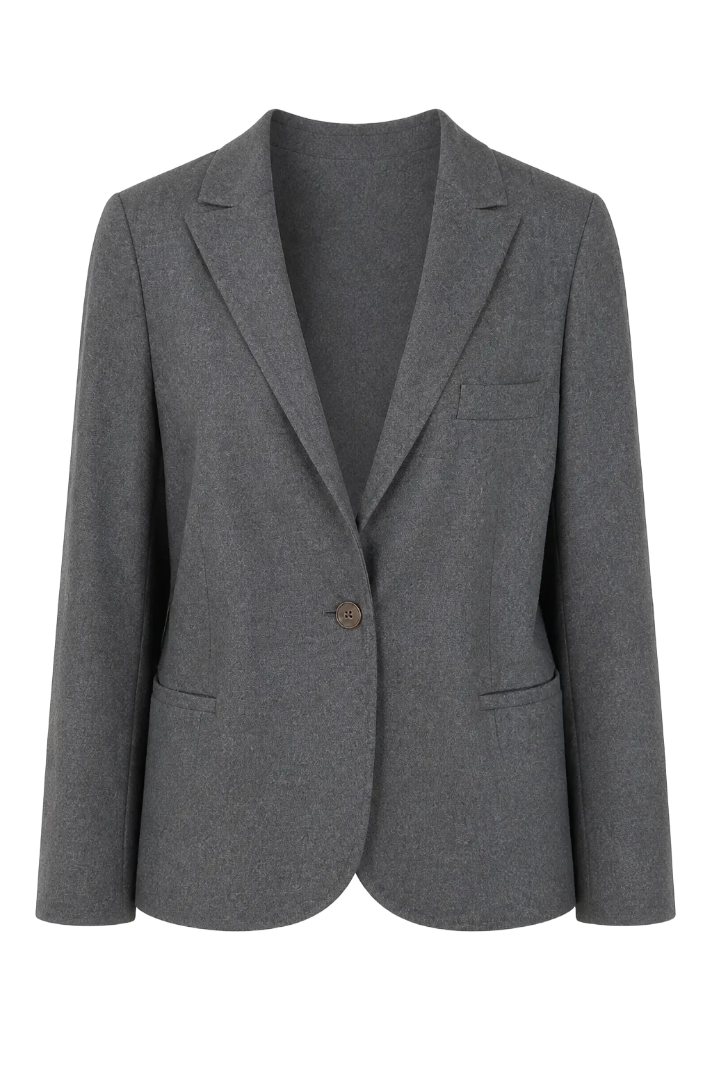 Jil Sander Gray Pencil Wool Blazer | The Quiet Shoulder, Relover