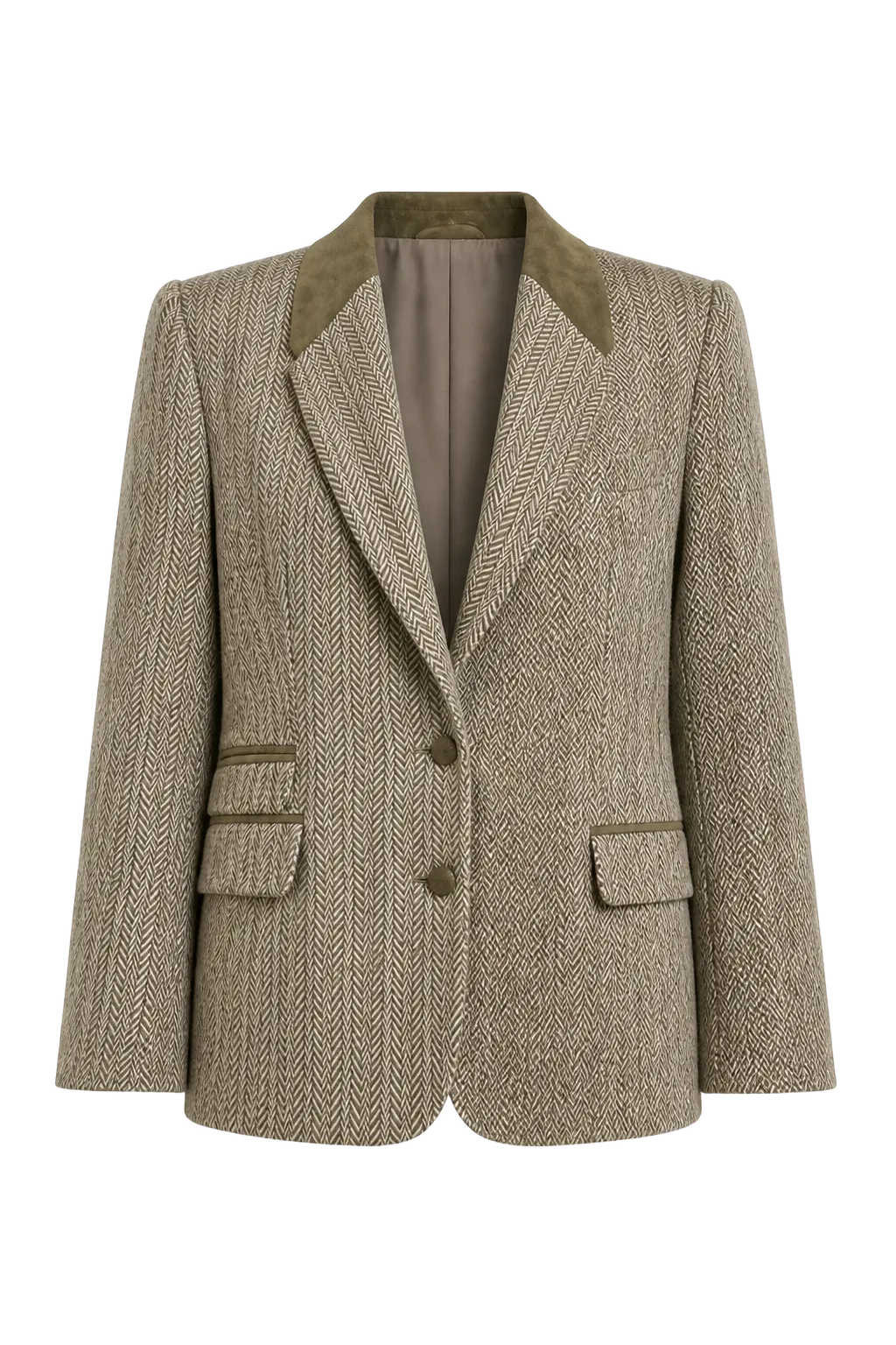 Vintage Beige Wool Blazer | The Quiet Shoulder, Relover