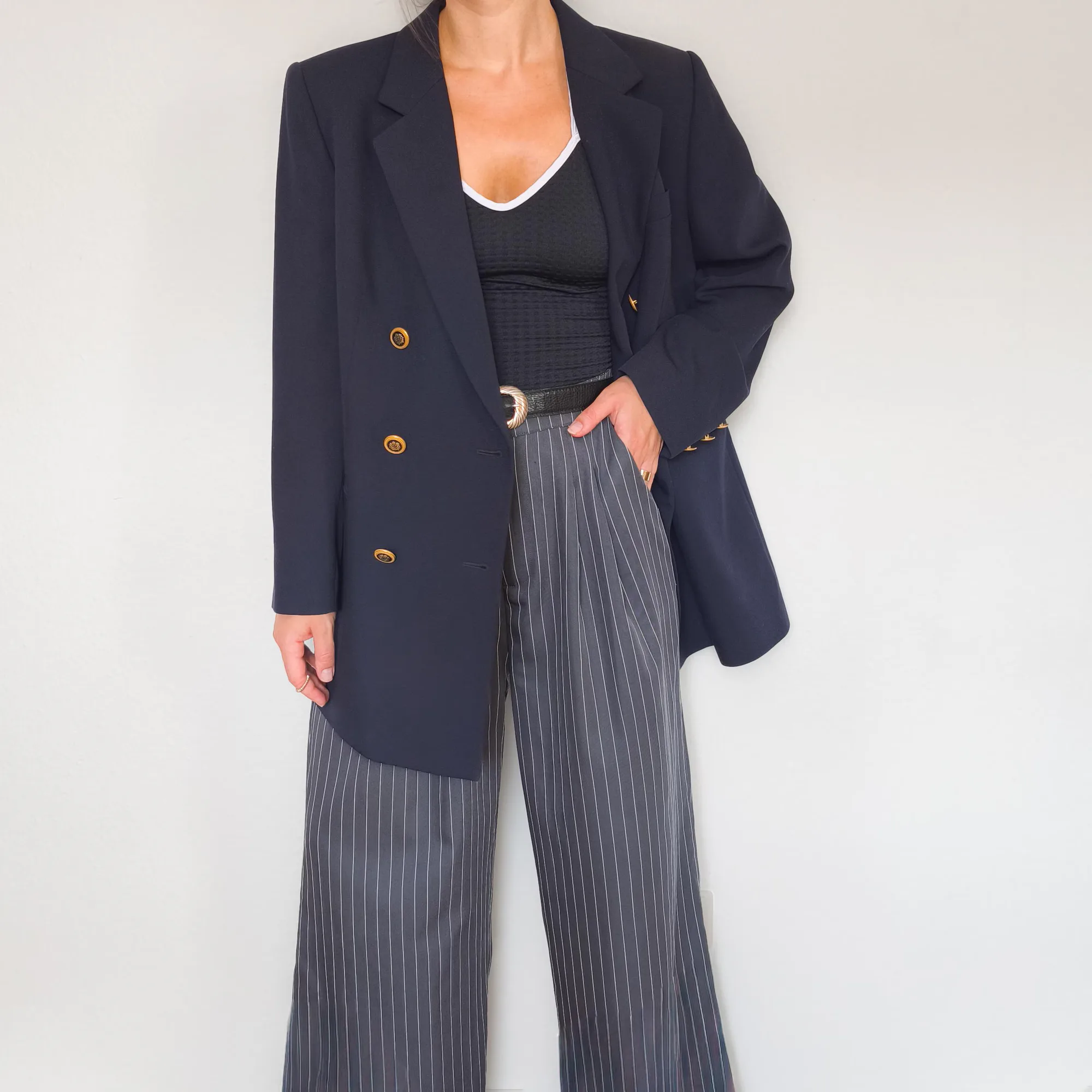Vintage Blue Blazer, seller photo 1 | The Quiet Shoulder, Relover