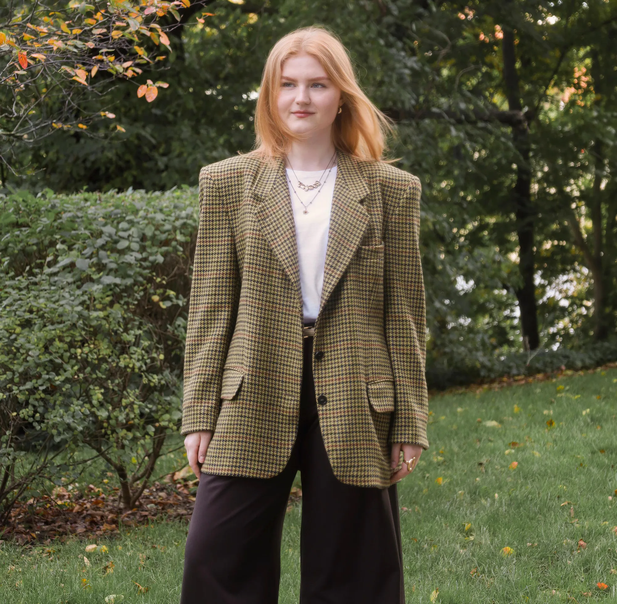 Vintage Plaid Blazer, seller photo 1 | The Quiet Shoulder, Relover