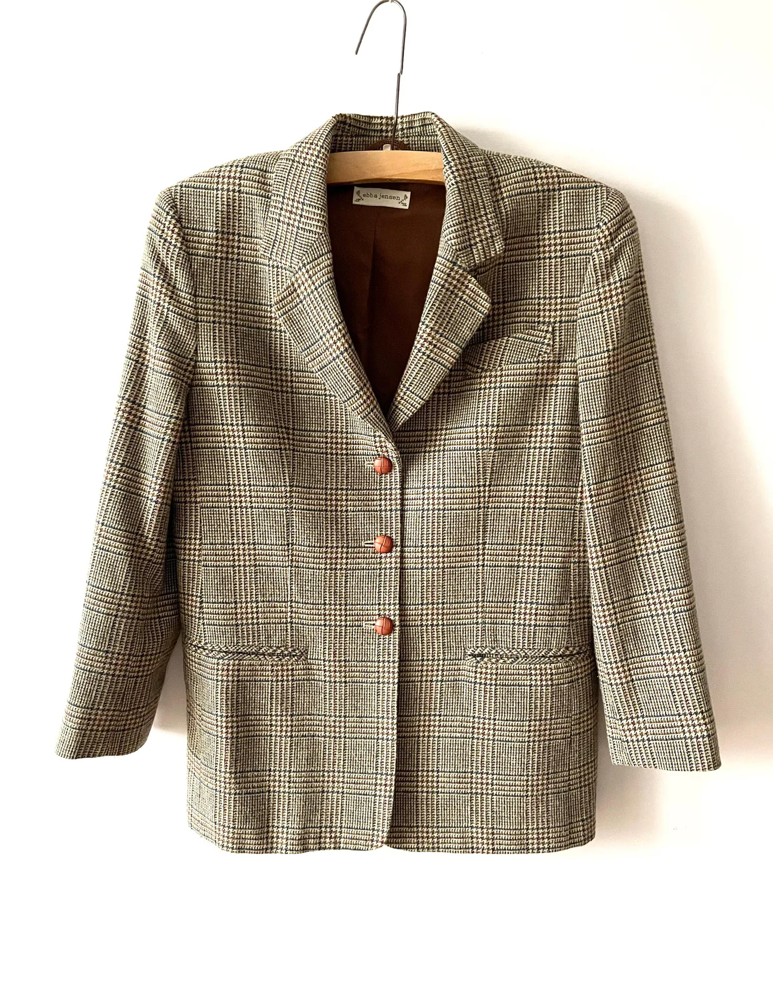 Vintage Plaid Wool Blazer (38), seller photo 1 | The Quiet Shoulder, Relover