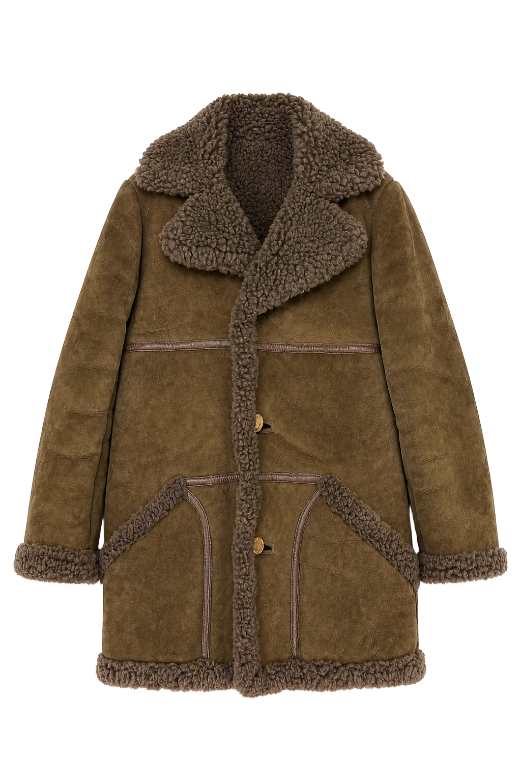 Bailys of Glastonbury Brown Sheepskin Outerwear | The Weight of Winter, Relover