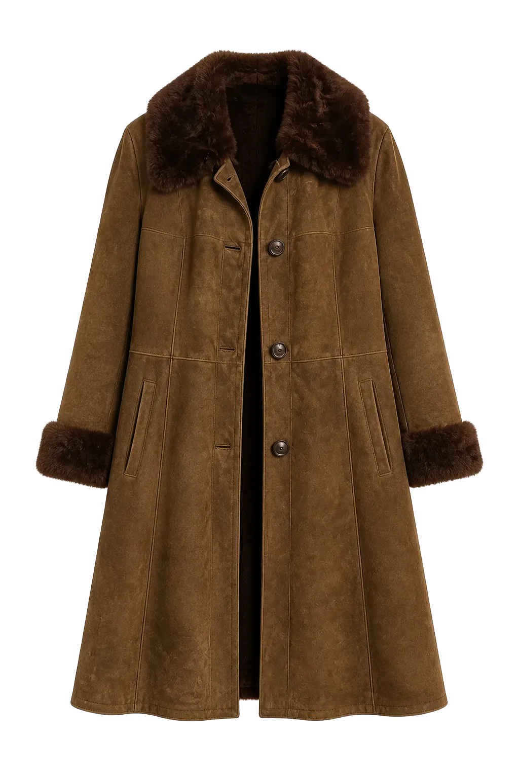Vintage Brown Mini Outerwear | The Weight of Winter, Relover
